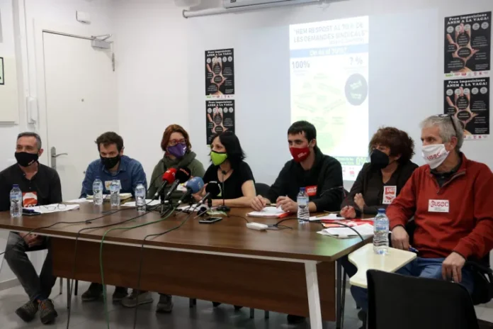 Press conference of the teaching unions