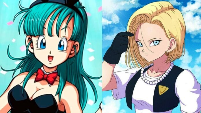 Bulma and Android 18 show off cute Christmas outfits in Dragon Ball fan art


