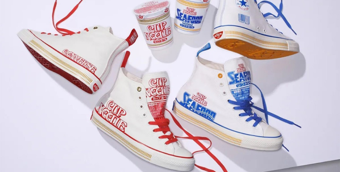 Converse launches sneakers inspired by Nissin Foods noodles

