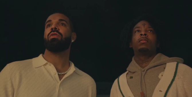 Drake and 21 Savage release music video for 'Spin Bout U'

