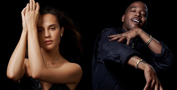 Kid Cudi and Alicia Vikander star in the new Louis Vuitton jewelry campaign

