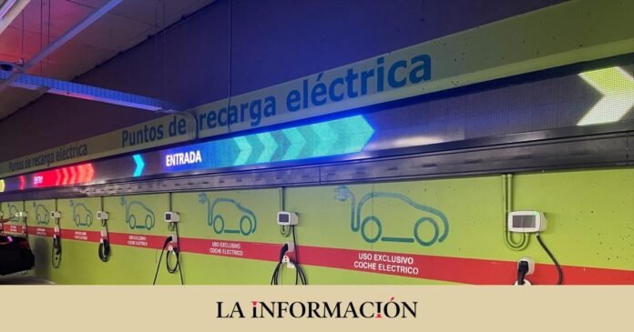 The recharging points do not even reach half of their goal for 2022 in Spain

