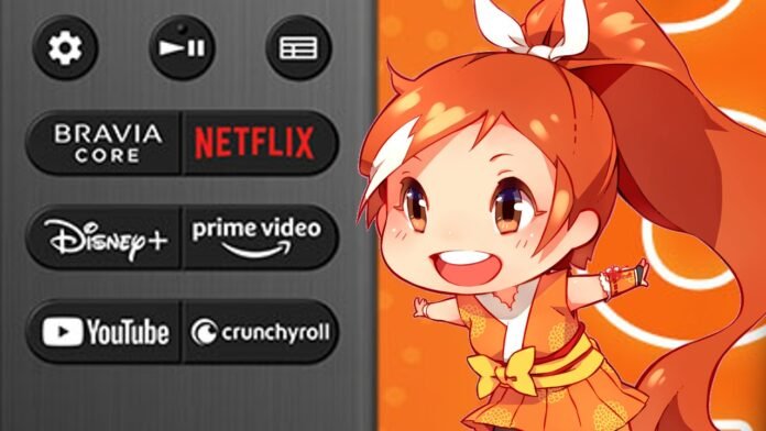 Crunchyroll to control Sony Bravia with its own button

