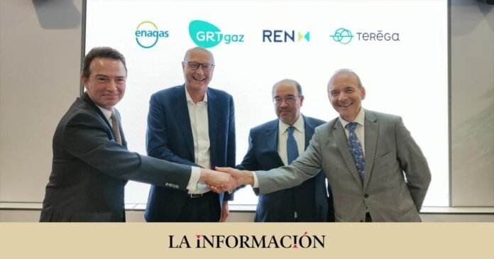 Enagás signs with Portugal and France the network to transport green hydrogen

