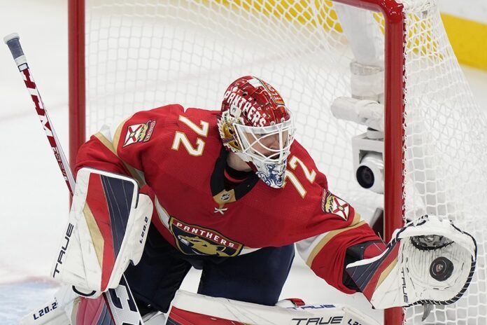 Сергей Бобровский оформил первый шатаут в карьере в плей‑офф НХЛ.
