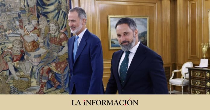 Abascal transfers to the King Vox's willingness to support Feijóo in his investiture

