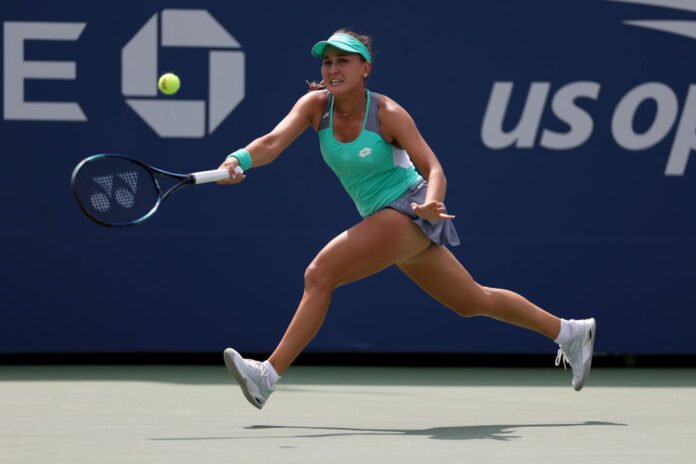 Rakhimova lost to Bencic and was knocked out of the fight at the US Open

