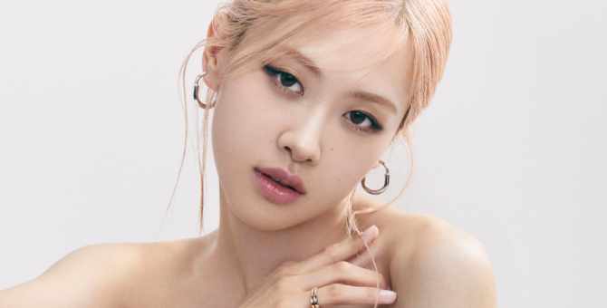 Blackpink's Rosé became the face of the Tiffany & Co. collection.

