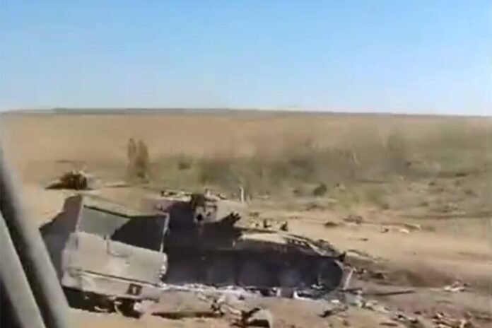 Images of the second destroyed tank of the Armed Forces of Ukraine Challenger 2 have been published - Rossiyskaya Gazeta

