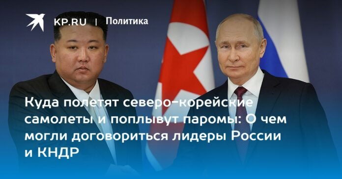Where North Korean planes will fly and ferries sail: what could the leaders of Russia and the DPRK agree on?

