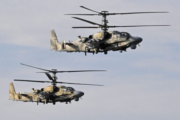 Crews of Ka-52 helicopters destroyed camouflaged positions of the Armed Forces of Ukraine near Kupyansk - Rossiyskaya Gazeta

