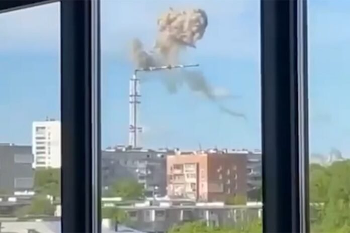 Kharkov TV tower was demolished by the last Russian UMPB D-30SN ammunition - Rossiyskaya Gazeta

