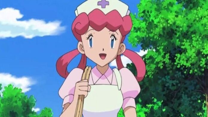 Fanart de IA de la enfermera Joy de Pokémon