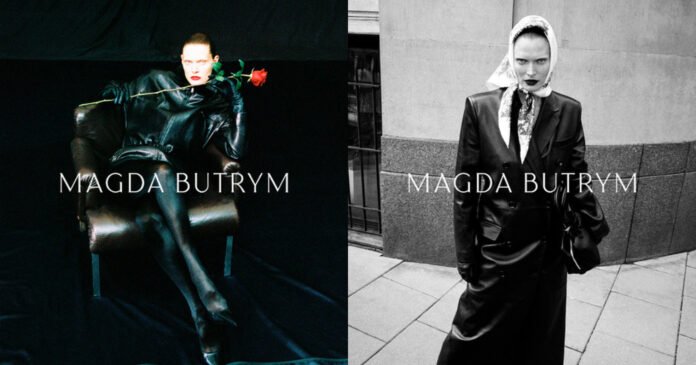 The Magda Butrym brand shows the Decade of the Rose advertising campaign

