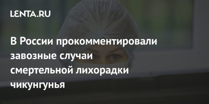 In Russia, the brief cases of Chikungunya's mortal fever commented: Russia: Slow

